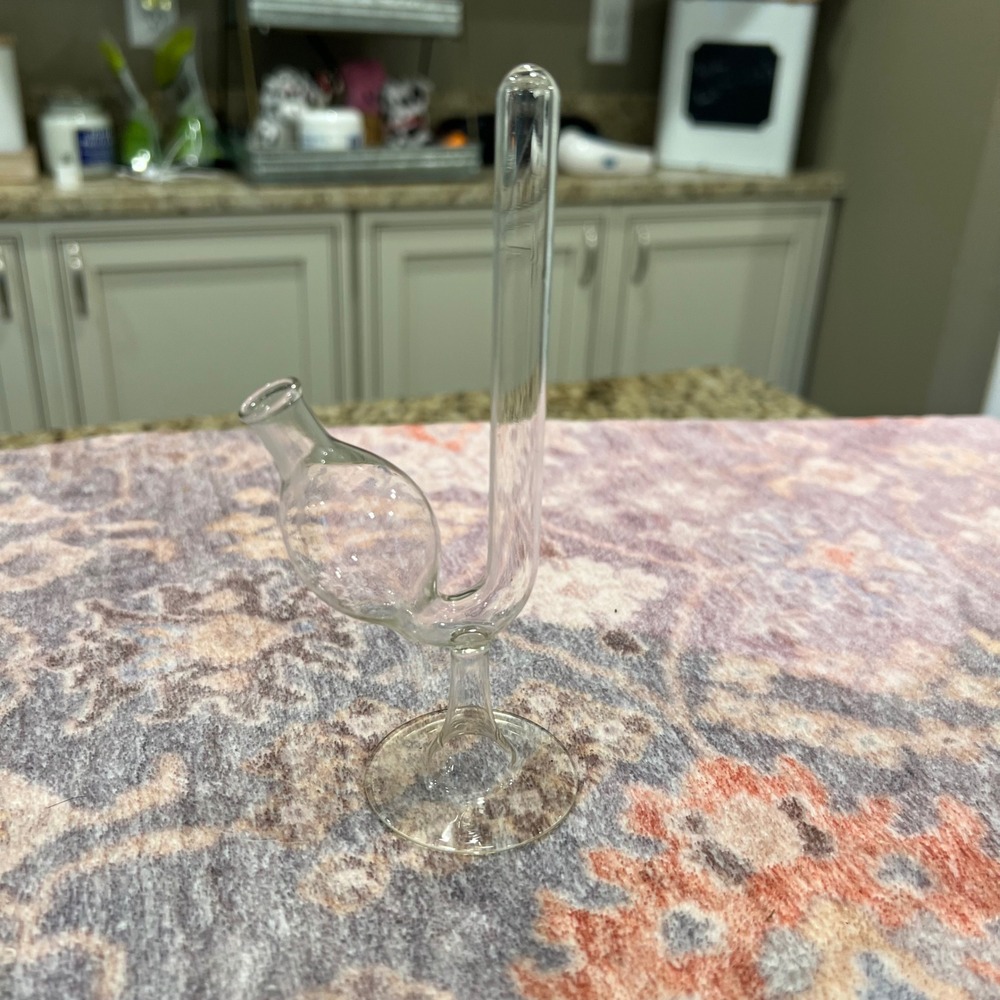 Vintage Glass Fermentation Tube Einhorn Saccharometer‎ Lab Equipment Clear Glass